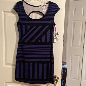 Brand new OWURL striped dress M